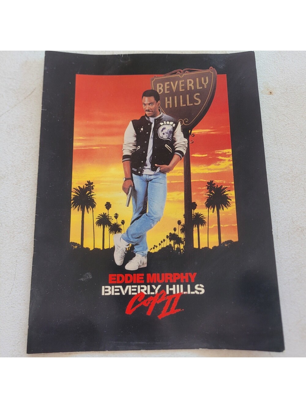 Beverly Hills Cop II 1987 Movie Press Kit Sheet Eddie Murphy Paramount 75th